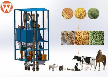 Le bétail à faible bruit alimente l'usine de granule pour l'industrie de production animale
